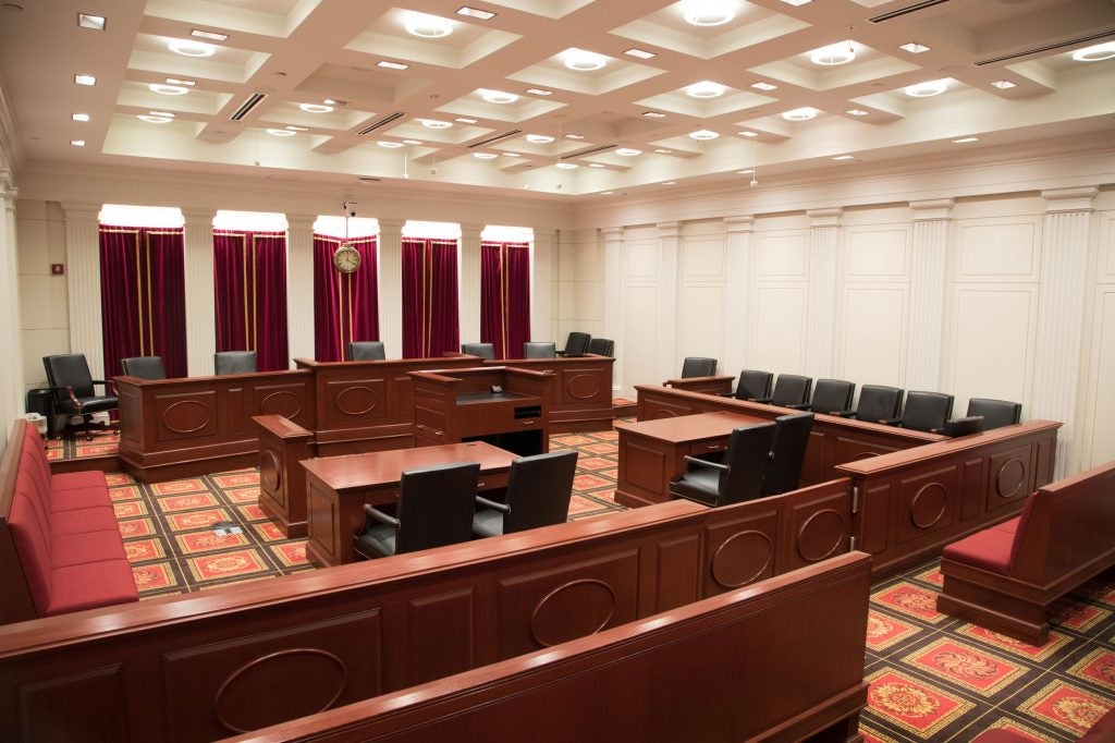 Supreme Court Institute Moot Courtroom