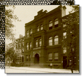 vintage photograph of original law school building