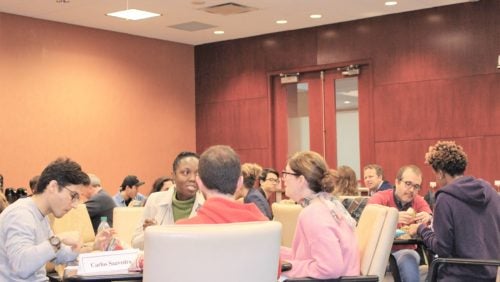 Students participating in the Colloquium