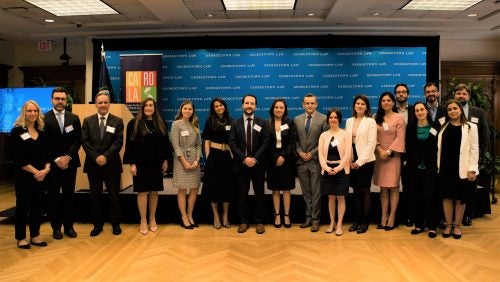 Latin American country delegates present at CAROLA's ISDS Workshop in Latin America in September 2019