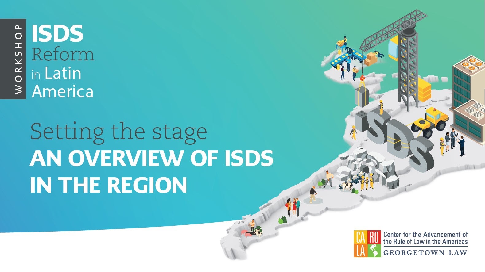 An overview of ISDS in the region - click on inamge for the complete presentation