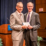 randy barnett handing richard fallon award