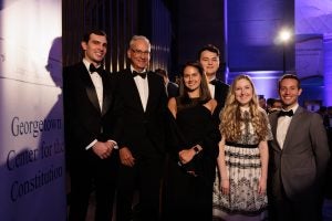 Phot of the 2021-2022 Bradley Fellows at the National Archives