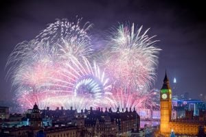 Fireworks look beautiful for just a few moments, while their effects on the environment persist. See below for image attribution.