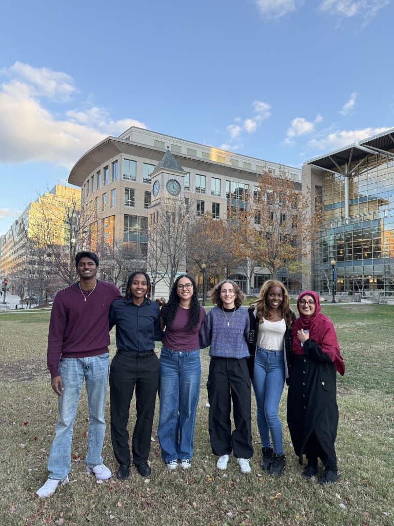 6 interns posing for a photograph