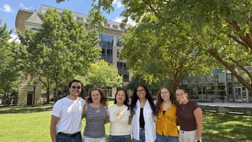 7 Fall 2025 interns posing for a photo together.