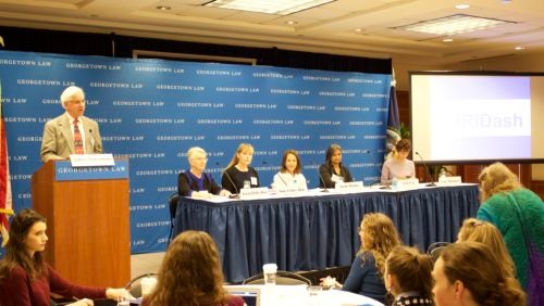 The rights of the girl child panel addresses the 2018 Dash Conference.