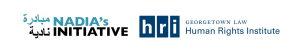 Logos of Nadia's Initiative and the Human Rights Institute