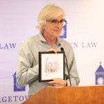 David Tolbert speaking at the 2022 Drinan lecture