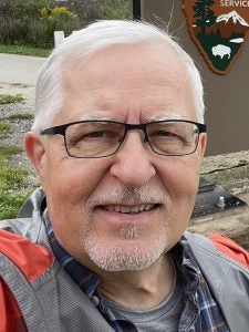 Stephen Rickard outside at a national park