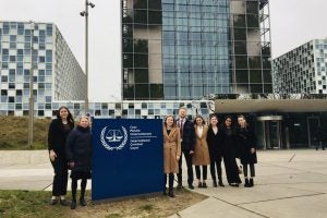 Students visited the International Criminal Court in The Hague