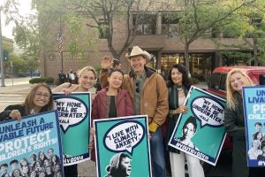 HRI Practicum supervisors and students outside the courthouse in Missoula, Montana.