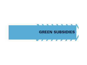 5. Green Subsidies