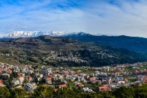 A view from Mount Makmal, Lebanon