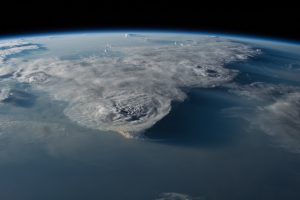 Thunderstorms over the South China Sea (NASA)