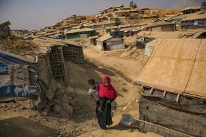 Rohingya Woman in Refugee Camp