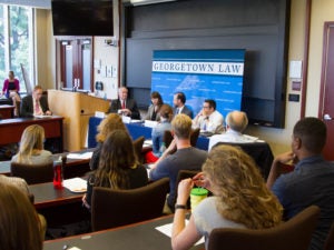Daryl Kimball, David Koplow, Jenny Town, Jonathan Wolfsthal on a panel