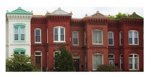 Historic DC rowhouses