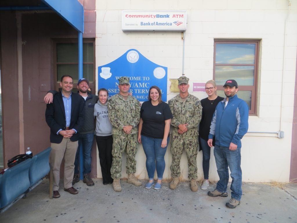 Photo of Allie Bohn L'17 visits Guantanamo Bay as an Official Observer