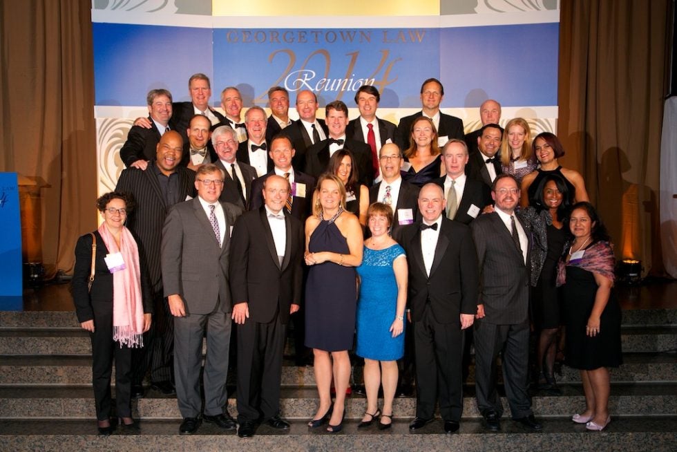 Class of 1989 at the 2014 Georgetown Law Reunion Gala