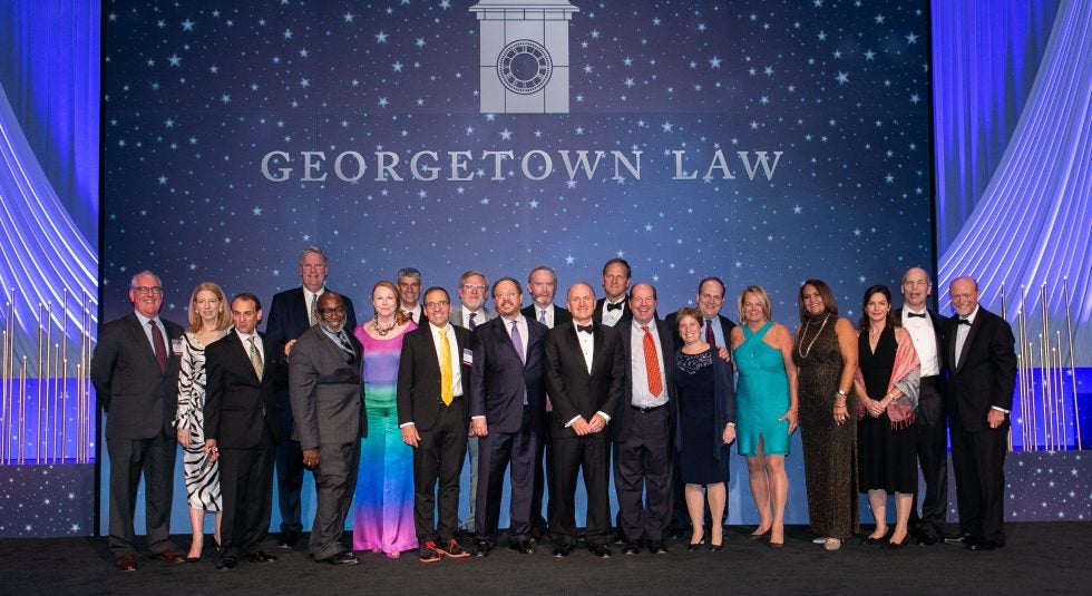 Class of 1989 at the 2019 Georgetown Law Reunion Gala
