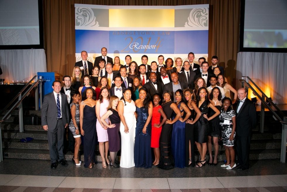 Georgetown Law Class of 2009 at the 2014 Georgetown Law Reunion Gala