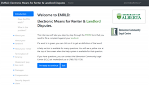 Electronic Means for Renter & Landlord Disputes (EMRLD)