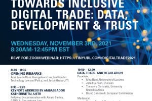 Program for the "Towards Inclusive Digital Trade: Data, Development & Trust" Event