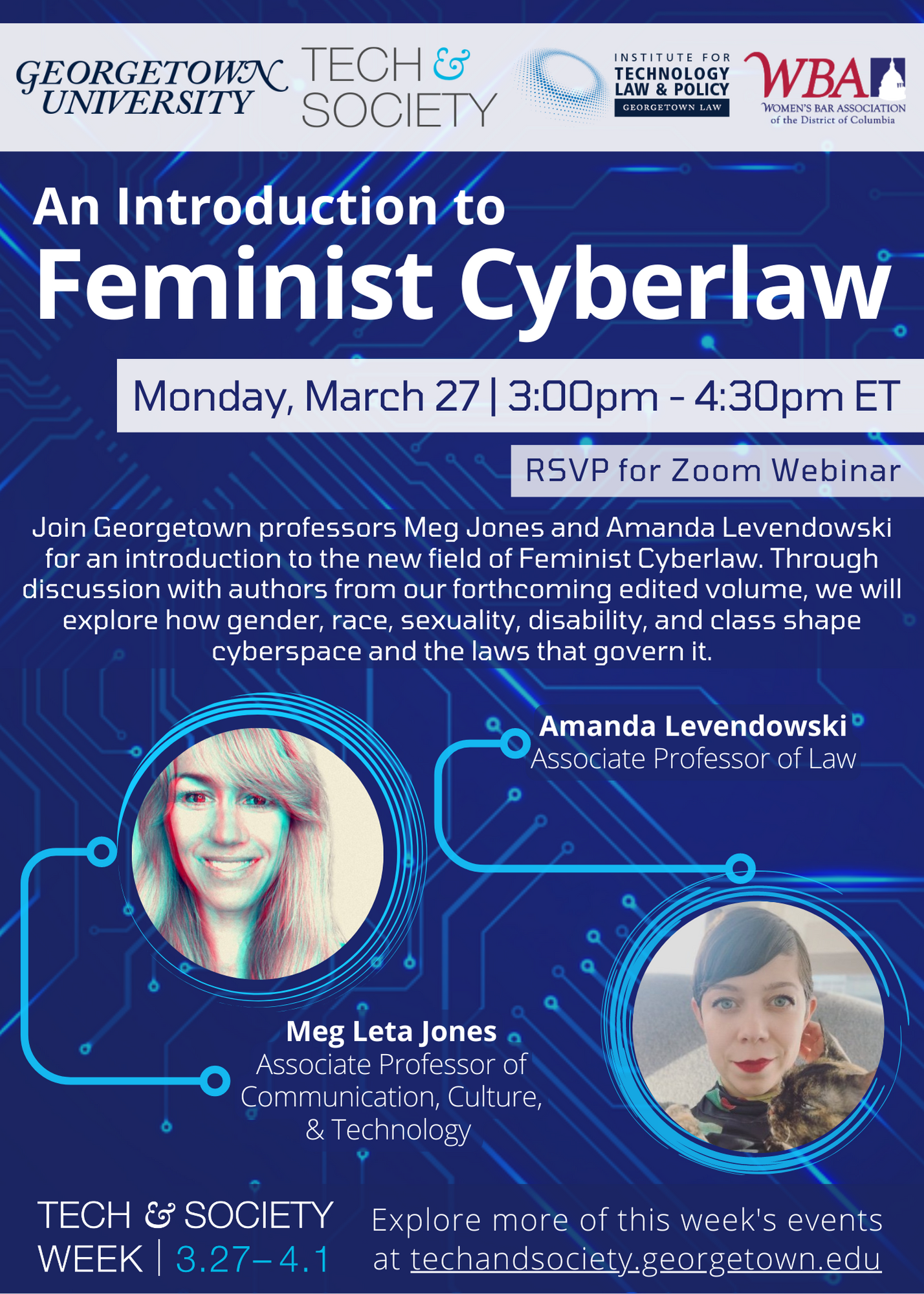Register for the An Introduction to Feminist Cyberlaw Webinar