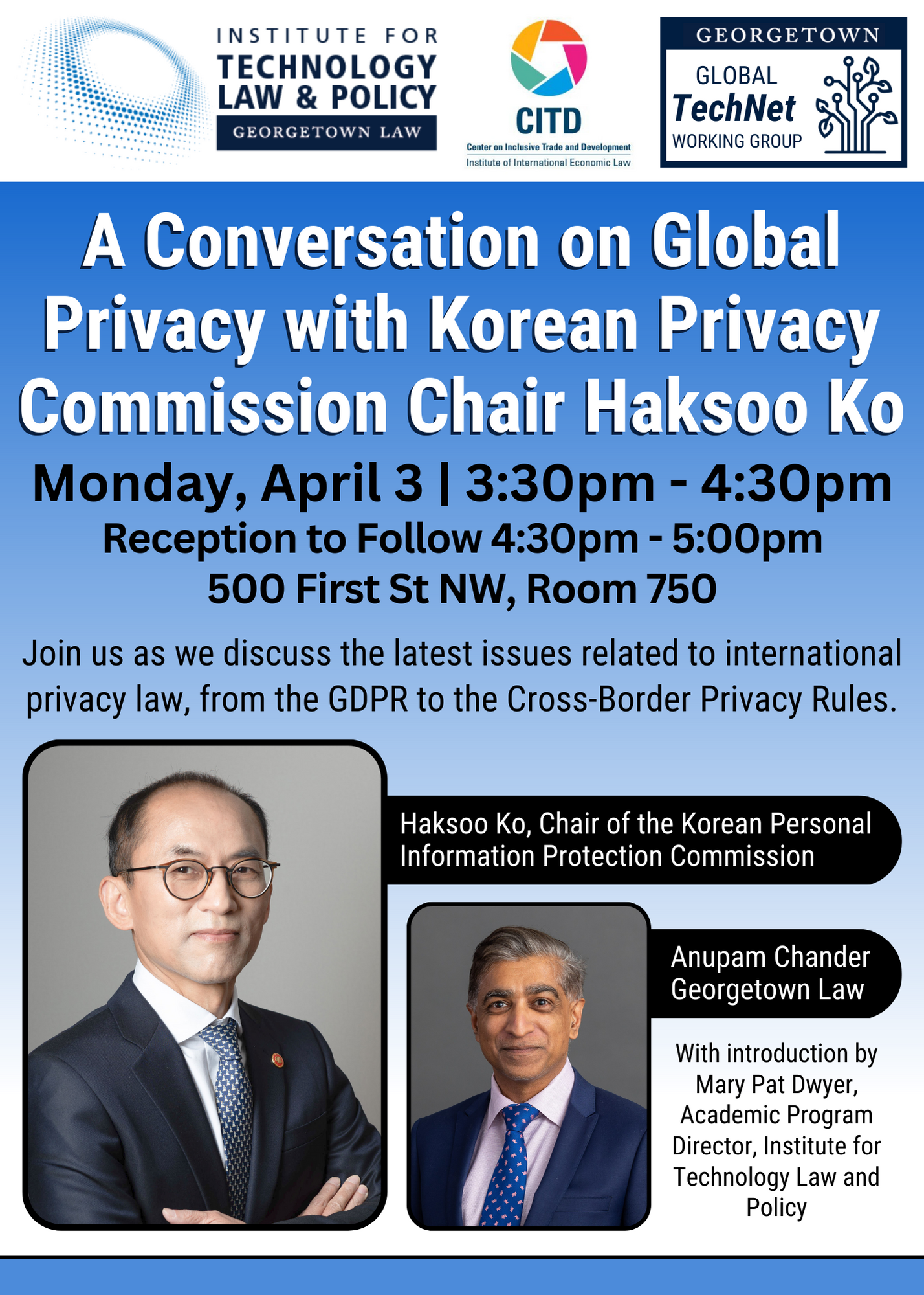 A Conversation on Global Privacy with Korean Privacy Commission Chair Haksoo Ko 