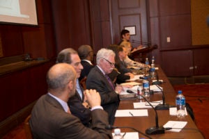 The November 15 panel on Capitol Hill included experts David Goodfriend, Jerald Fritz, Andrew Schwartzman, Jim Winston, Carmen Scurato, Eddie Lazarus and Rebecca Hanson--as well as Gigi Sohn of Georgetown’s Institute for Technology Law & Policy. 