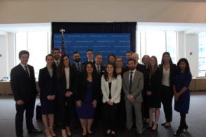 Spring 2018 Appellate Litigation Clinic students with Professor Erica Hashimoto and Fellow Anjali Prakash (LL.M.’22)