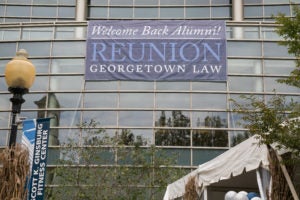 Photos of alumni at the 2018 Georgetown Law Reunion