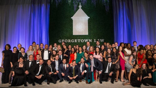 5th Reunion Class Photo at the Georgetown Law Reunion Gala on Saturday, October 20, 2018.