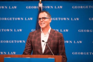 Yale Law School Professor James Forman Jr., who taught at Georgetown Law from 2003 to 2011, delivered the 2018-2019 Philip A. Hart Memorial Lecture on November 15.