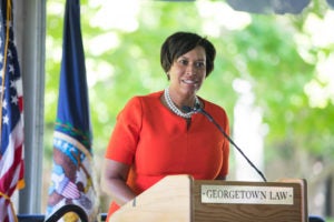 D.C. Mayor Muriel Bowser.