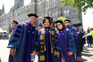 2019 Georgetown Law graduates.