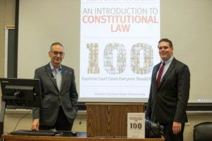 Georgetown Law Professor Randy Barnett and Professor Josh Blackman of the South Texas College of Law have published a book and video series, "An Introduction to Constitutional Law: 100 Supreme Court Cases Everyone Should Know" (Wolters Kluwer, September 2019).