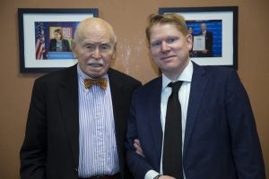 NYU Law School Professor Jerome Cohen and Thomas Kellogg, Executive Director of Georgetown Law's Center for Asian Law