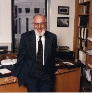 Dean McCarthy in his office.