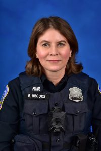 Headshot of Professor Rosa Brooks in uniform.