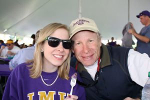 Alison Parker with her father Andy Parker.