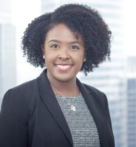 Photo of Georgetown Law student Jewelle Vernon