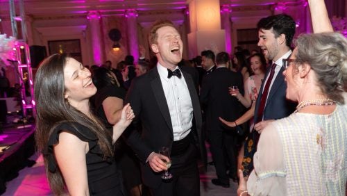 Alumni on the dance floor at the Reunion Gala