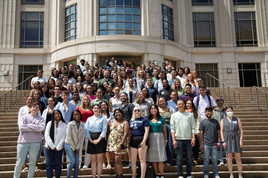 A group photo of the incoming RISE Fellows class of 2025