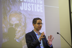 The Georgetown Center for the Constitution hosted an event for Prof. Brad Snyder to talk about his new book, "Democratic Justice."