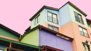 Photo of House with colored panels