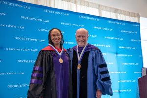 Prof. Robin Lenhardt and Dean William M. Treanor