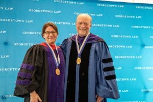 Prof. Eloise Pasachoff and Dean William M. Treanor