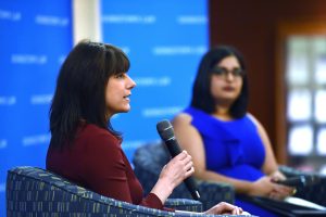 Solicitor General Elizabeth Prelogar and Former Georgetown Law Journal Editor-in-Chief Maya Gandhi, SFS‘19, L‘23